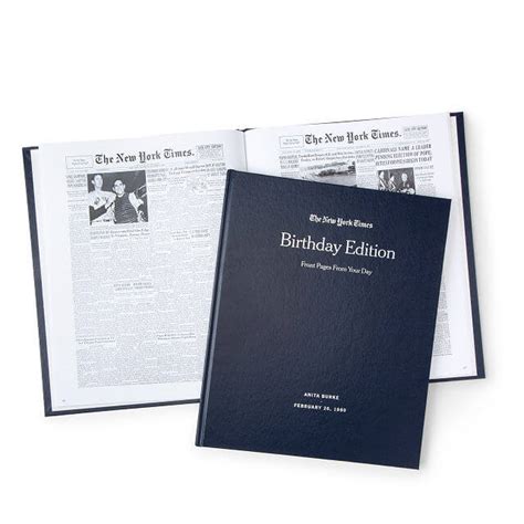 new york times birthday gift